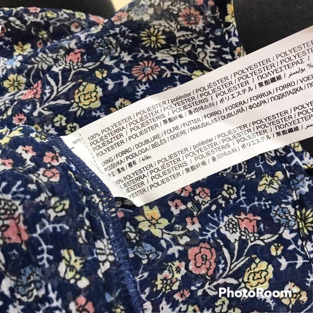 MNG all over floral print sheer mini dress size 4 - Picture 5 of 6